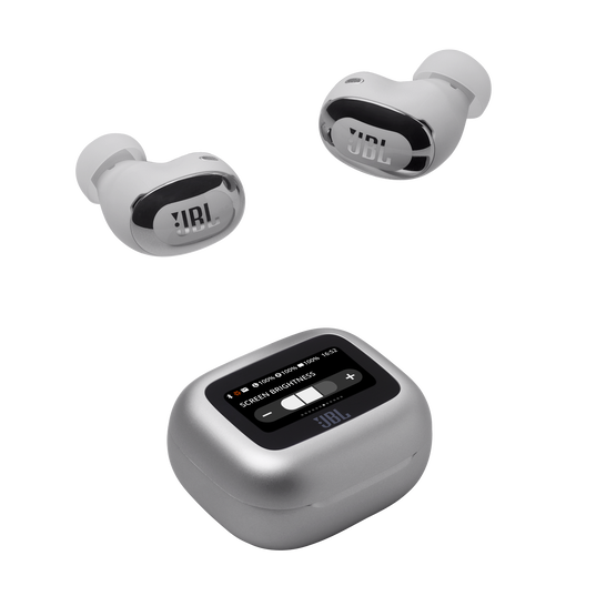 JBL Live Buds 3 - Silver - True wireless Noise Cancelling bud-type earbuds - Detailshot 7